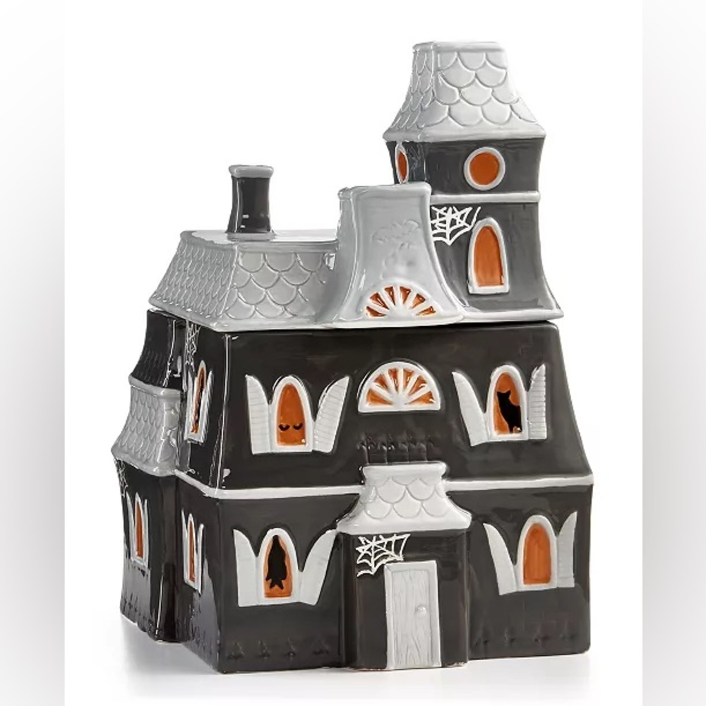 Martha Stewart Ceramic Haunted House Cookie Jar